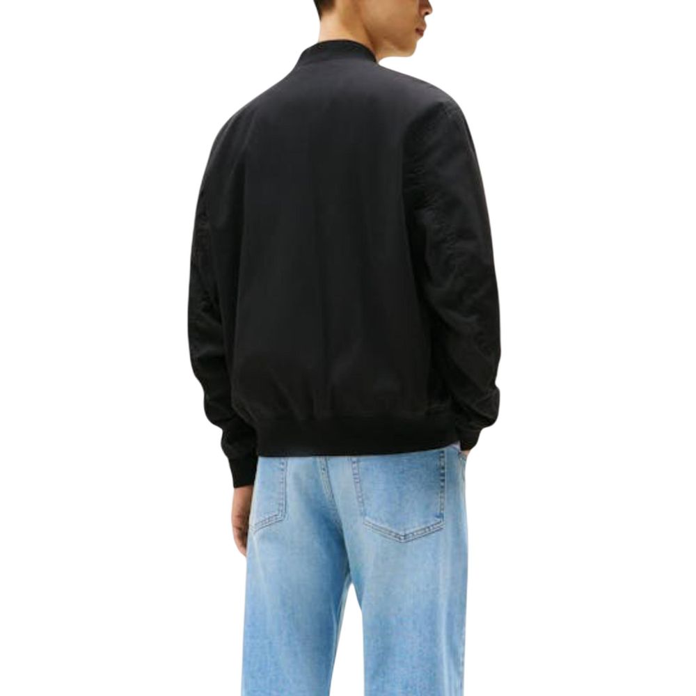 Tommy Hilfiger Jeans Recycled Cotton Black Bomber