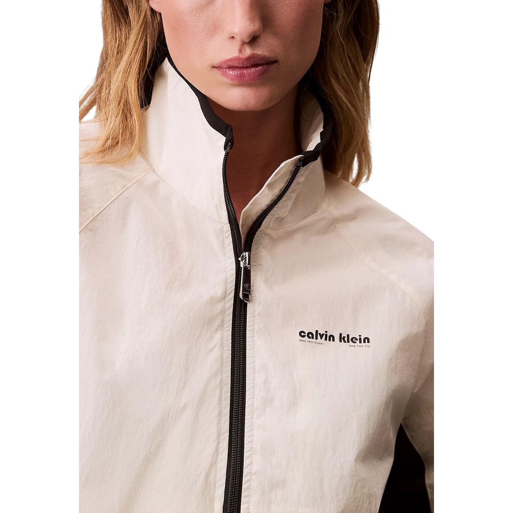 Calvin Klein Jeans White Polypropylene Jacket