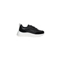 Calvin Klein black athletic-look leather sneakers
