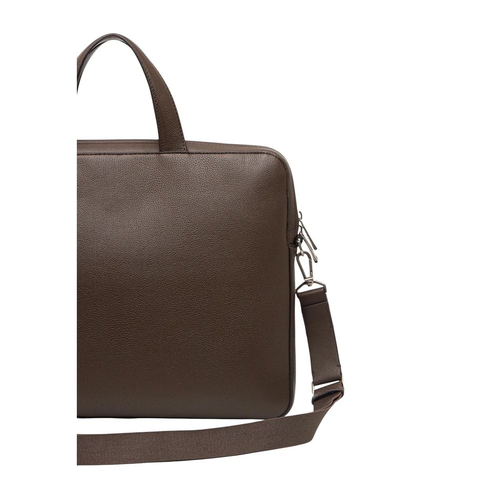 Calvin Klein Braune Polyethylen-Aktentasche