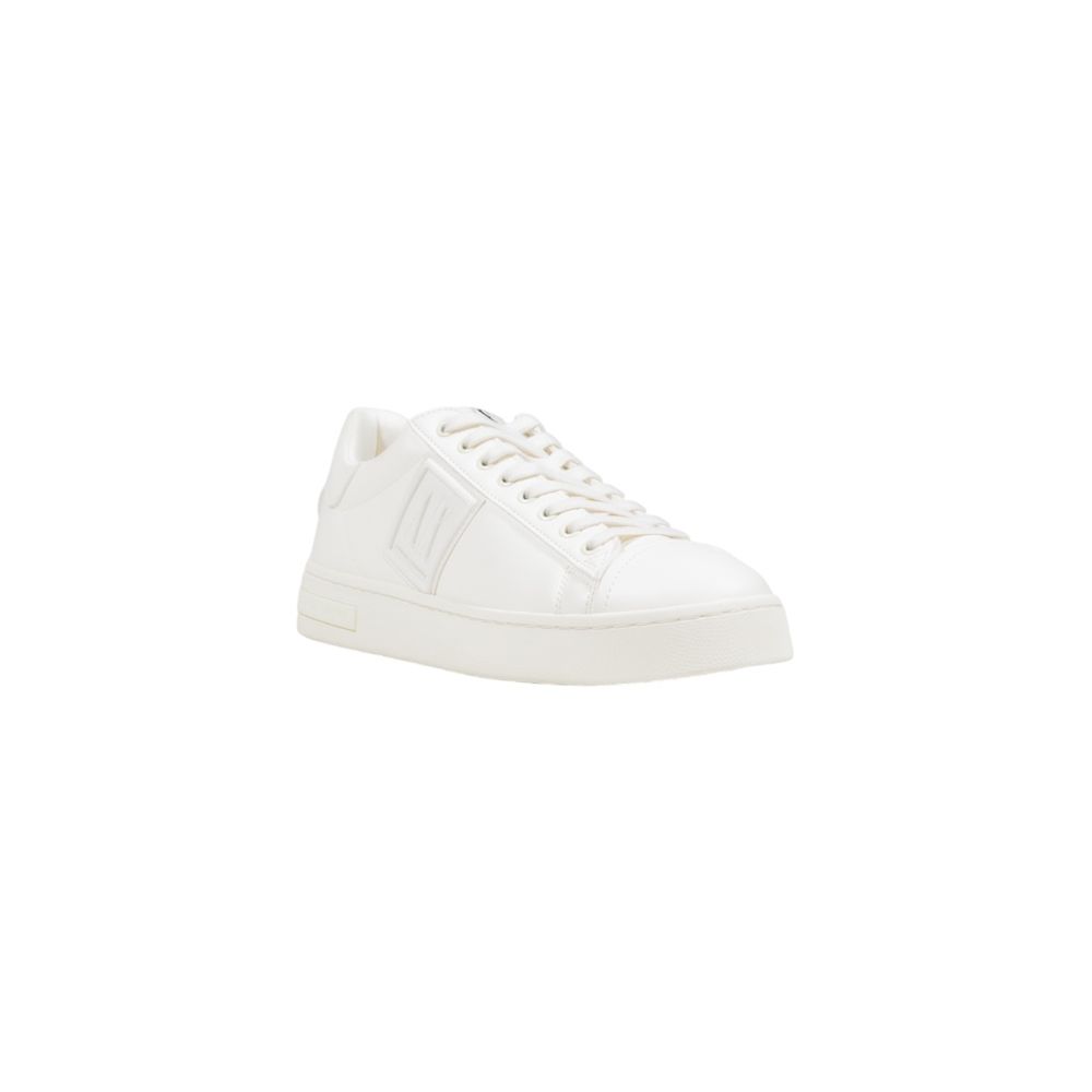 Armani Exchange Weiße Low-Top-Sneaker aus Polyester