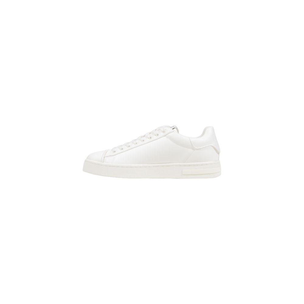 Armani Exchange Weiße Low-Top-Sneaker aus Polyester