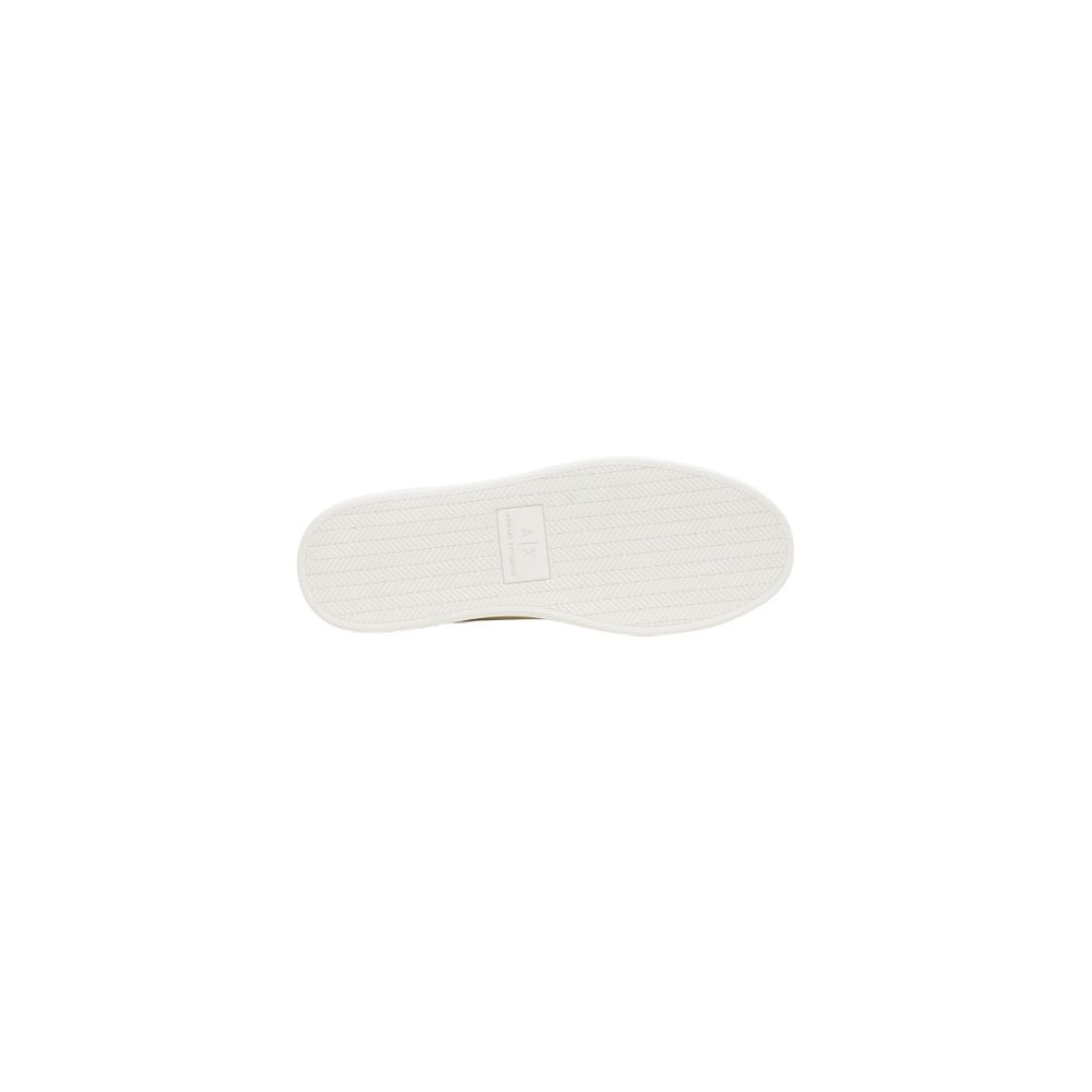 Armani Exchange Weiße Low-Top-Sneaker aus Polyester