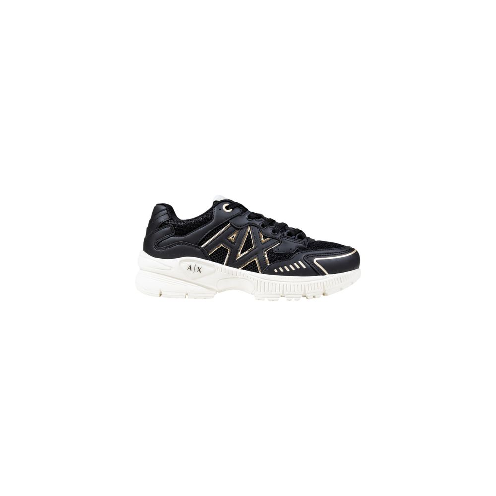 Armani Exchange Zweifarbige Polyester-Sneaker im Athletic-Stil