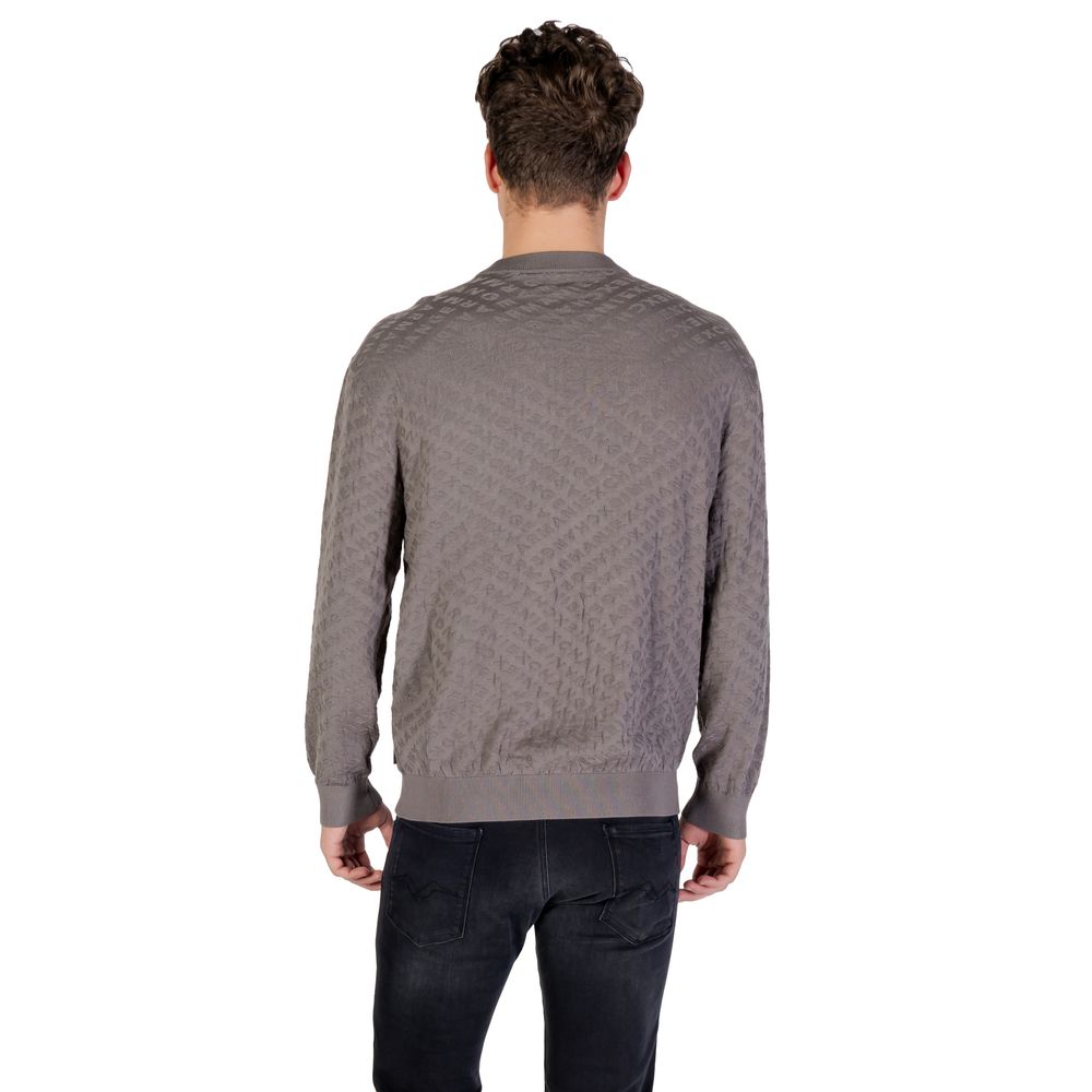 Armani Exchange Grey Polyamide Sweatshirt