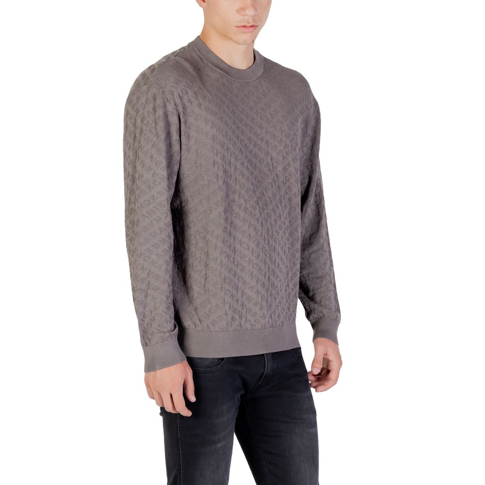 Armani Exchange Grey Polyamide Sweatshirt