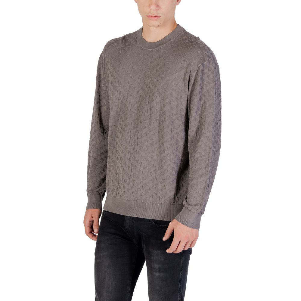 Armani Exchange Grey Polyamide Sweatshirt