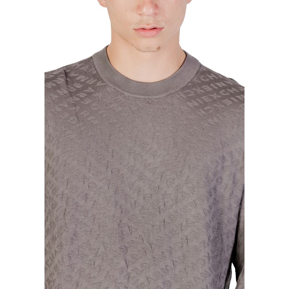 Armani Exchange Grey Polyamide Sweatshirt