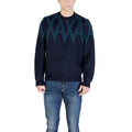 Armani Exchange Black Sweatshirt with Marabou Details