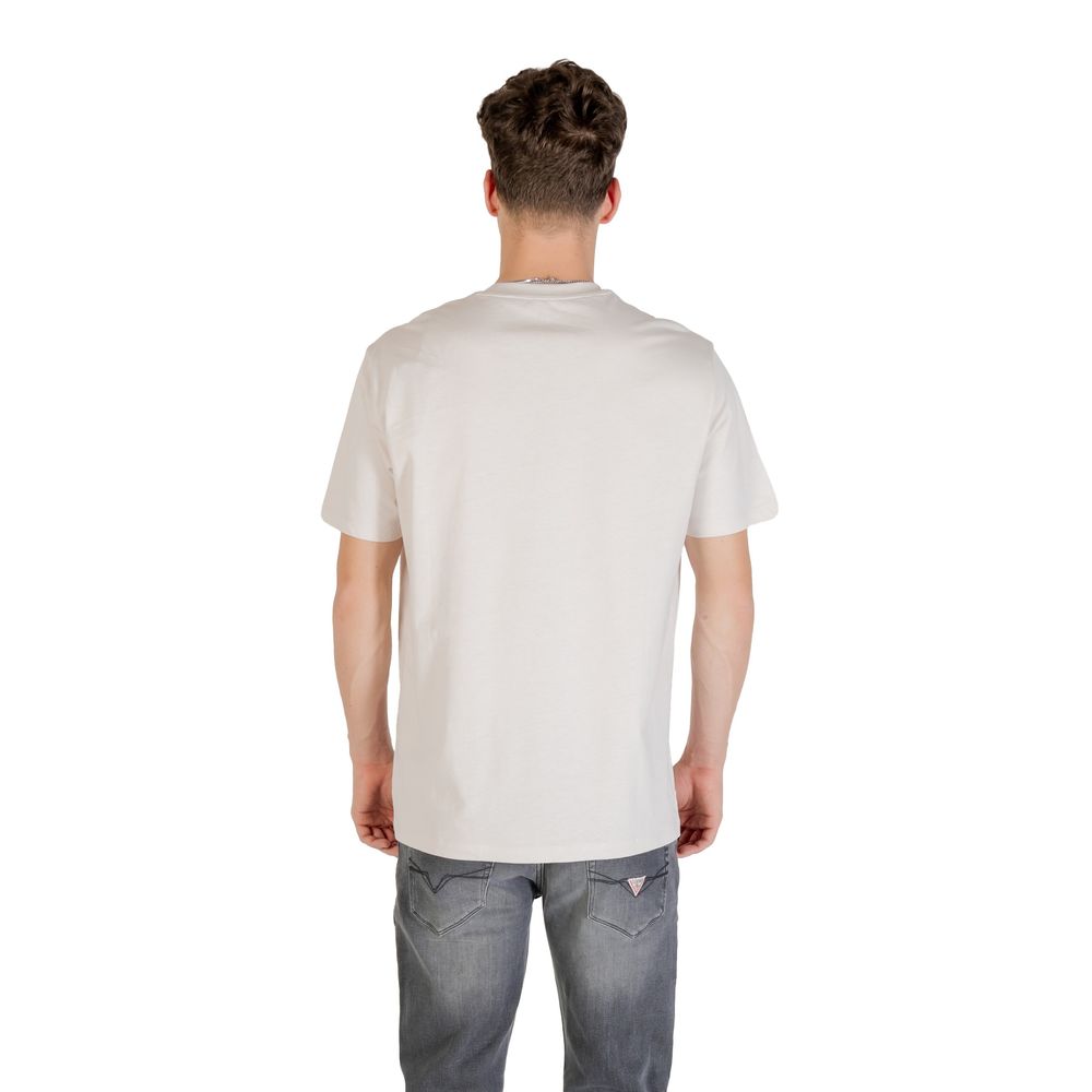 Armani Exchange Beiges Baumwoll-T-Shirt