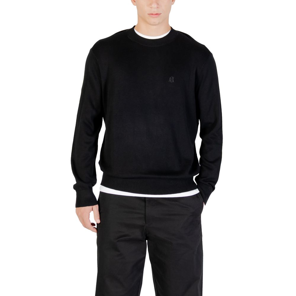 Armani Exchange Schwarzer Sweatshirt aus Viskose