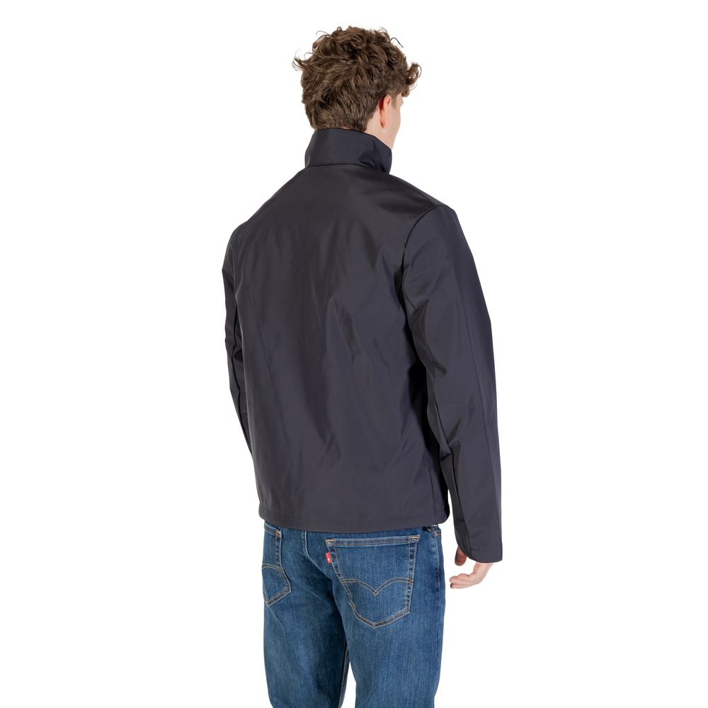 Armani Exchange Blaue Polyester-Ganzjahresjacke
