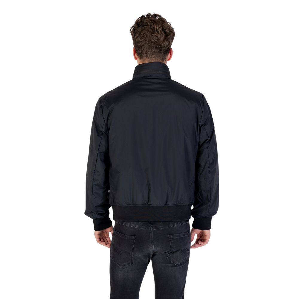 Armani Exchange Schwarzer Polyamid-Bomber