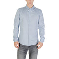 Only & Sons Blue Cotton Shirt
