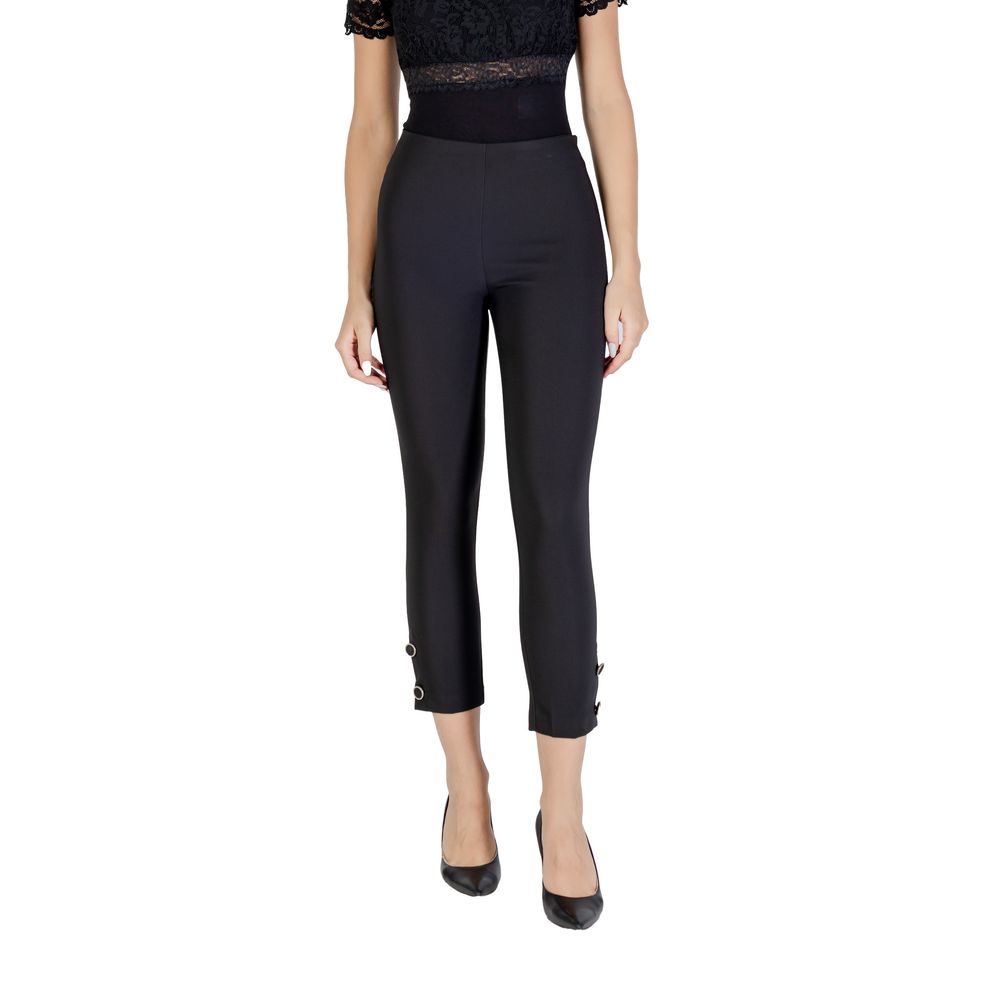 Rinascimento Schwarze Freizeithose aus Polyester