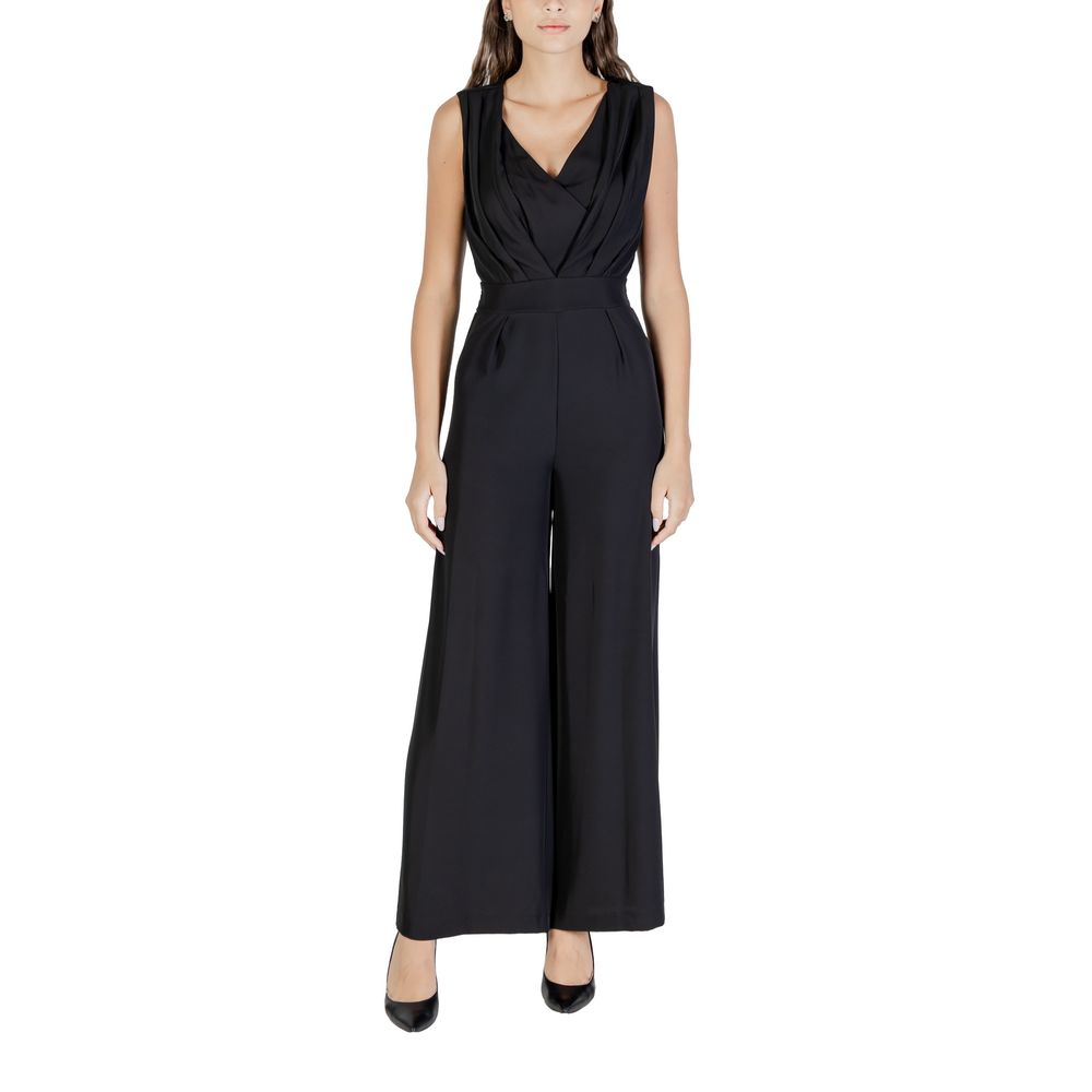 Rinascimento Schwarzer Jumpsuit aus Polyester