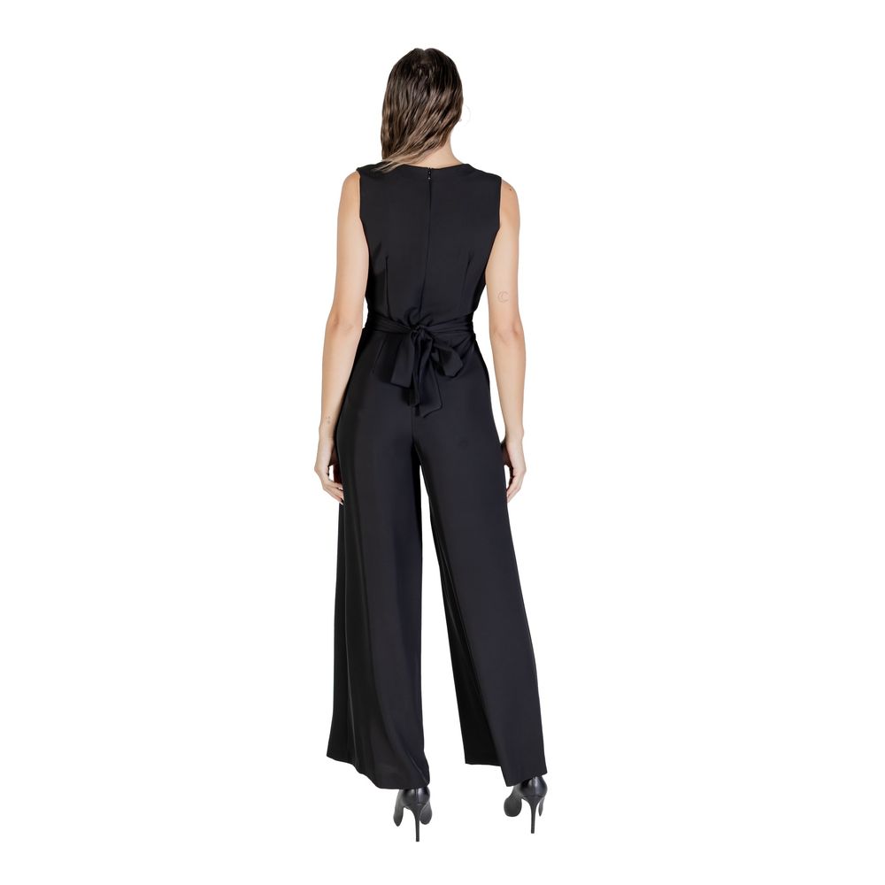 Rinascimento Schwarzer Jumpsuit aus Polyester