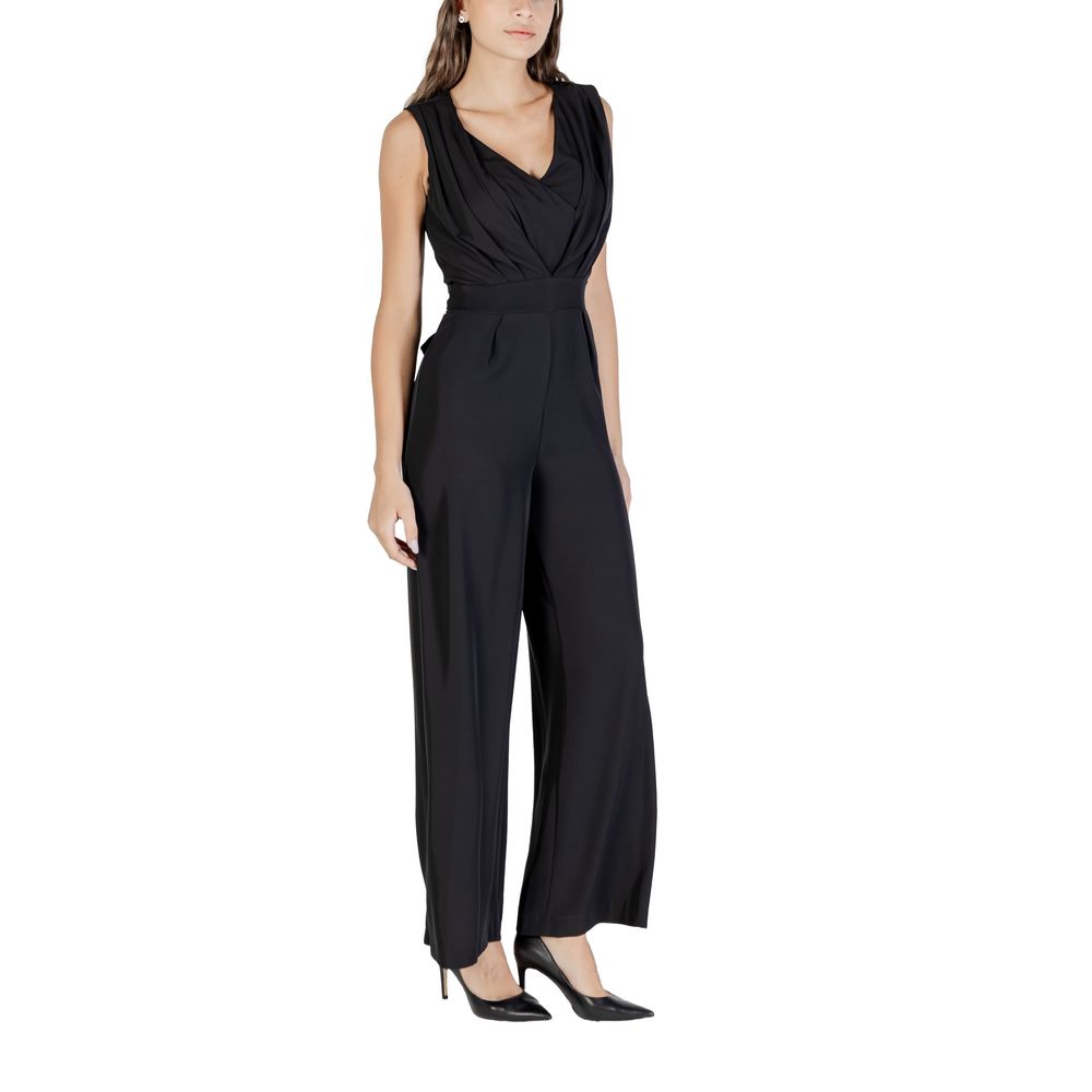 Rinascimento Schwarzer Jumpsuit aus Polyester