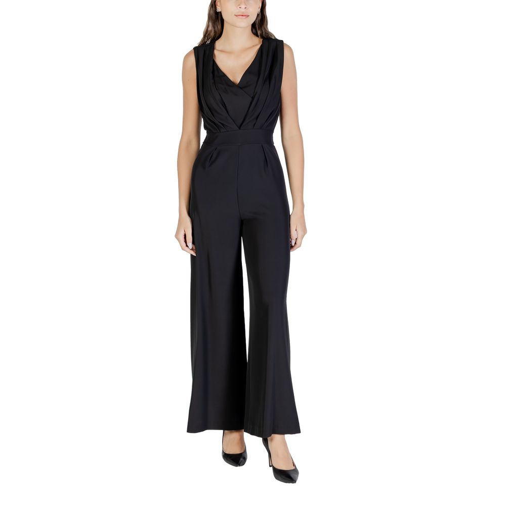Rinascimento Schwarzer Jumpsuit aus Polyester
