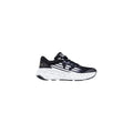 EA7 Emporio Armani Schwarze und weiße Sportschuhe aus Polyester