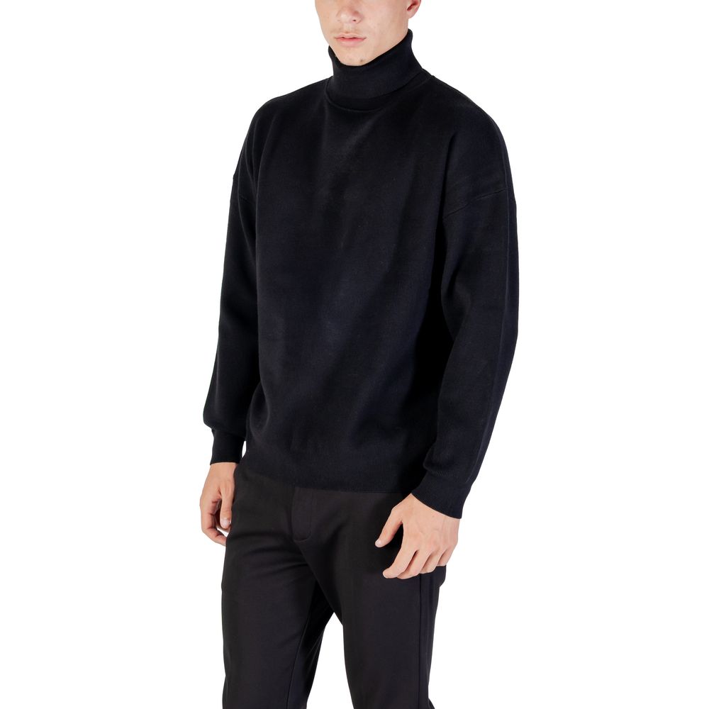 Antony Morato Schwarzer Sweatshirt aus Viskose