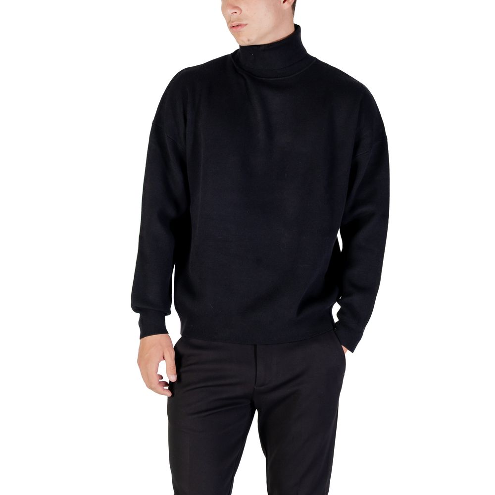 Antony Morato Schwarzer Sweatshirt aus Viskose