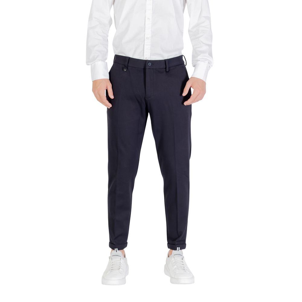 Antony Morato Blaue Viskose Anzughose