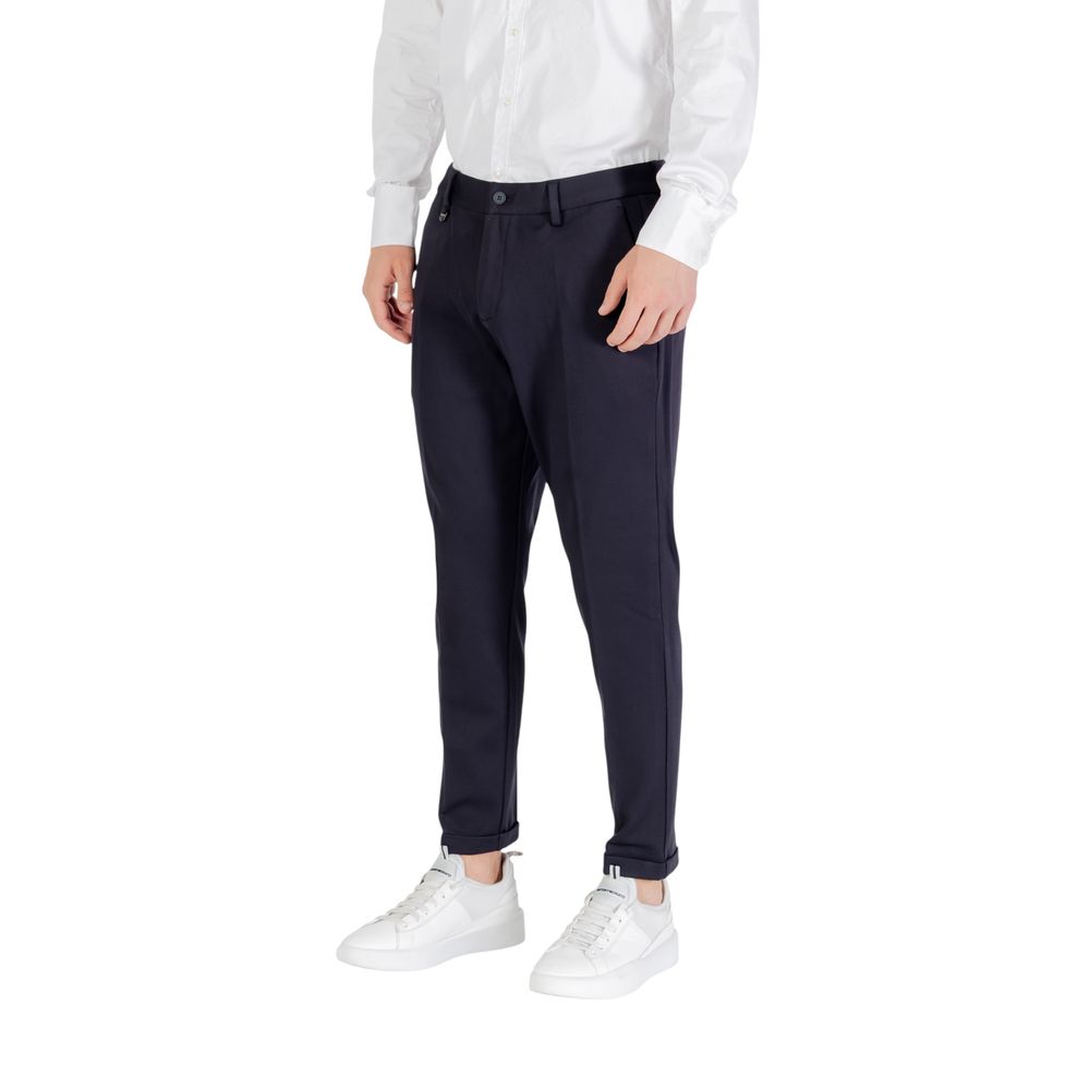 Antony Morato Blaue Viskose Anzughose