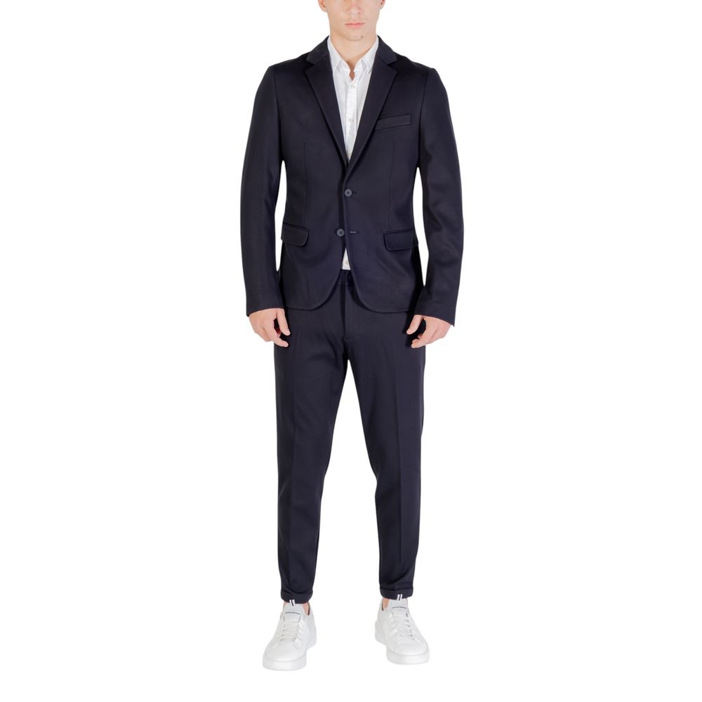 Antony Morato Blaue Viskose Anzughose