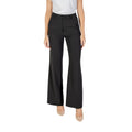 Rinascimento Black Polyester Casual Trousers