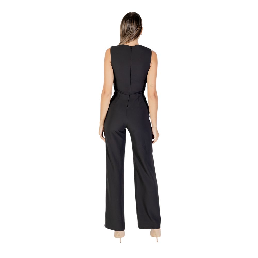 Rinascimento Schwarzer Jumpsuit aus Polyester