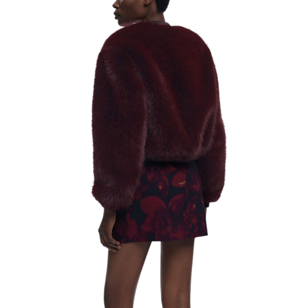 Desigual Bordeaux Polyester Jacken und Mäntel