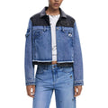 Desigual Blaue Jeansjacke aus Baumwolle