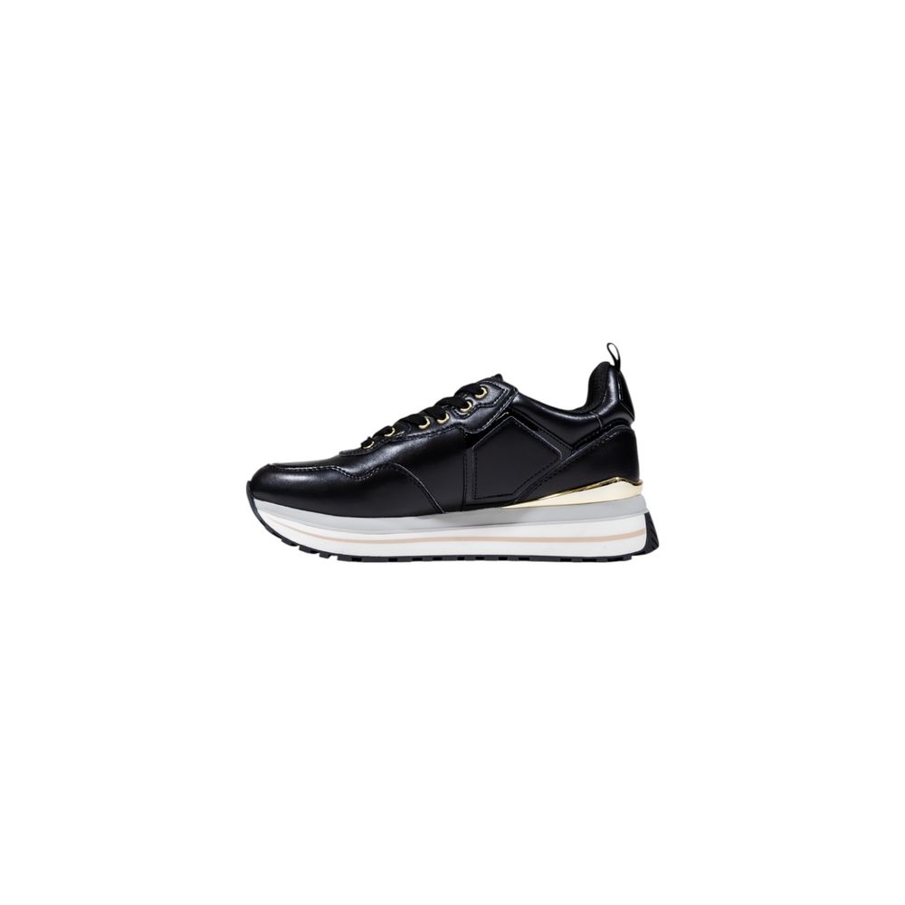 Liu Jo Schwarze Plateau-Sneaker aus Kunstleder