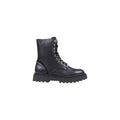 Alviero Martini Prima Classe Schwarze Schnürstiefel aus Polyethylen