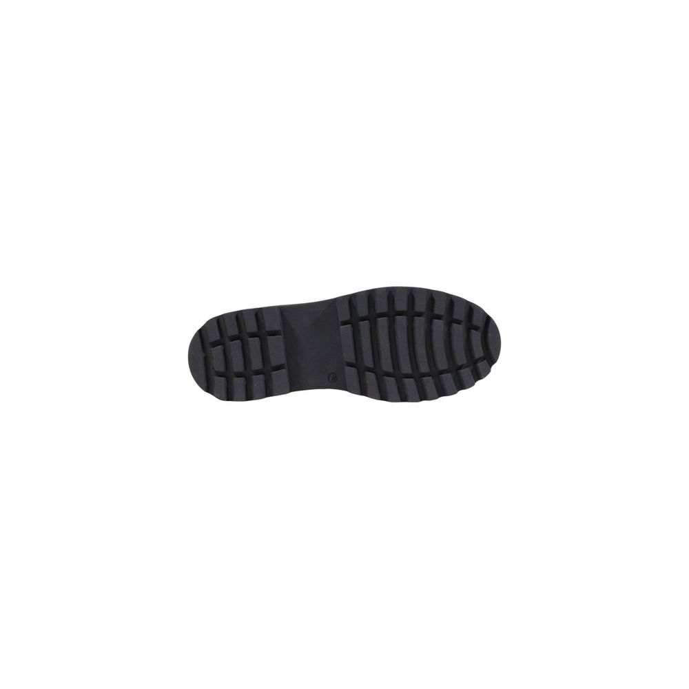 Alviero Martini Prima Classe Schwarze Schnürstiefel aus Polyethylen