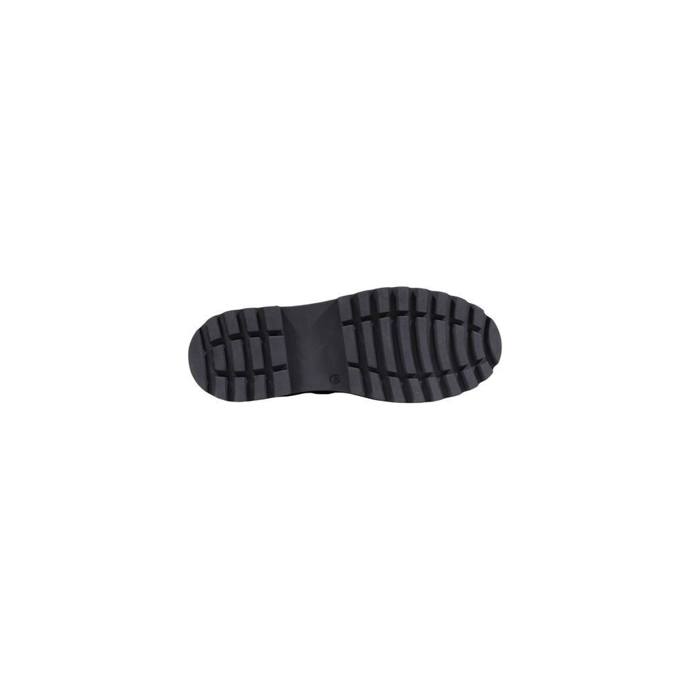 Alviero Martini Prima Classe Schwarze Schnürstiefel aus Polyethylen