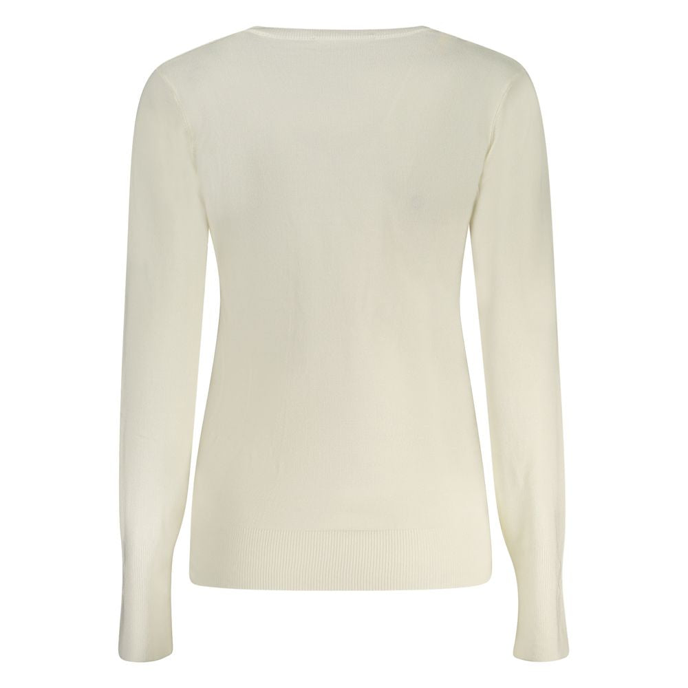 Guess Jeans Bianco Viscosa Damenpullover