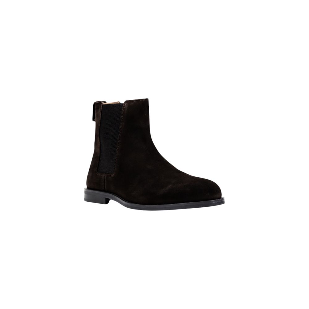 Calvin Klein Brown Suede Chelsea Boots