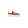 Tommy Hilfiger Jeans Brown Faux Leather Sneakers