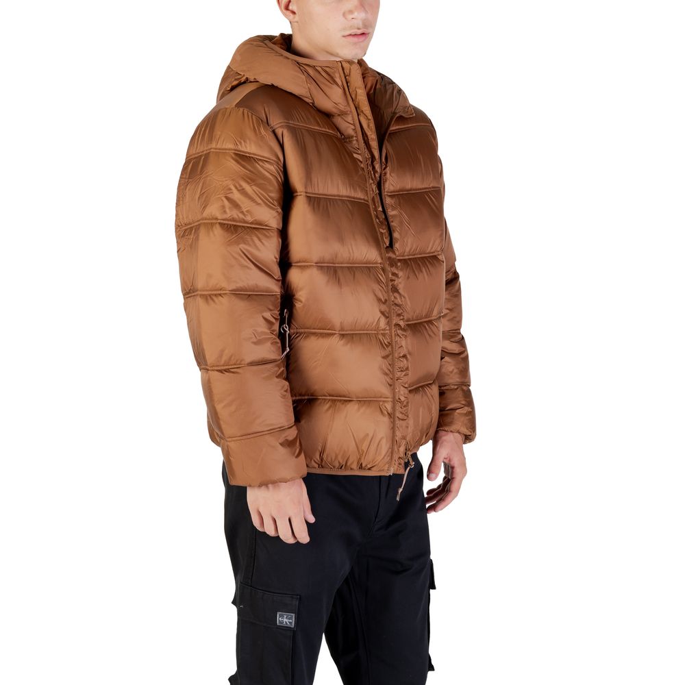 Tommy Hilfiger Jeans Brauner Polyamid-Mantel