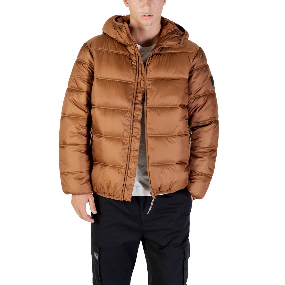 Tommy Hilfiger Jeans Brauner Polyamid-Mantel