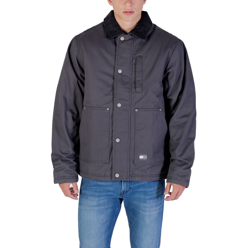 Tommy Hilfiger Jeans Graue Jeansjacke aus recycelter Baumwolle