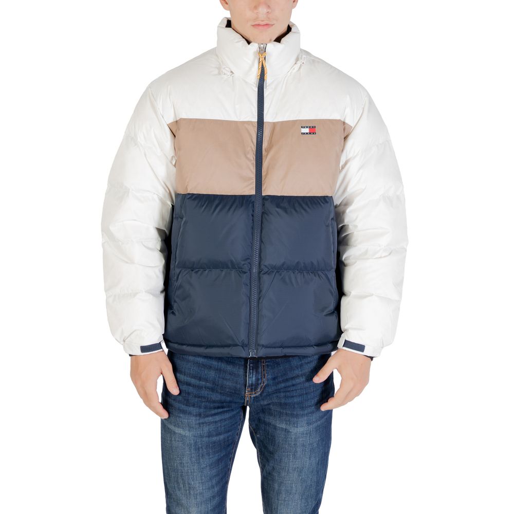 Tommy Hilfiger Ecru Recycled Polyester Bomber Jeans