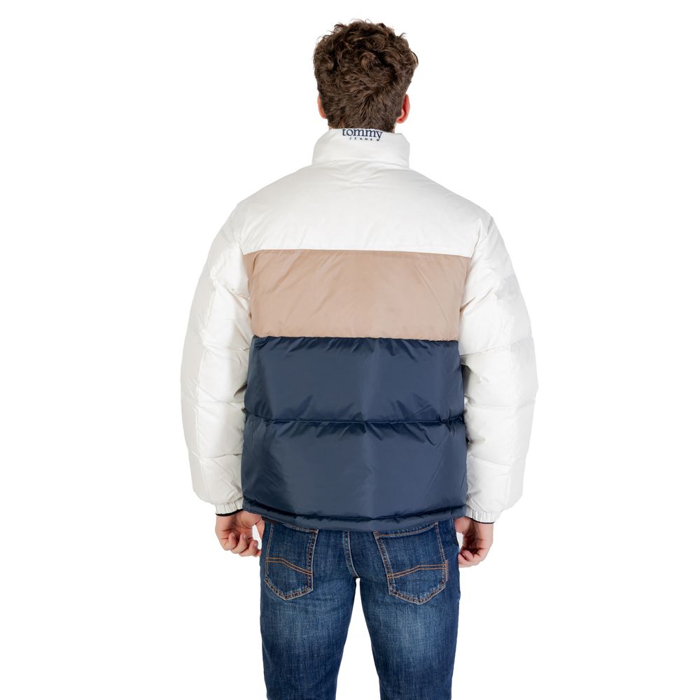 Tommy Hilfiger Ecru Recycled Polyester Bomber Jeans