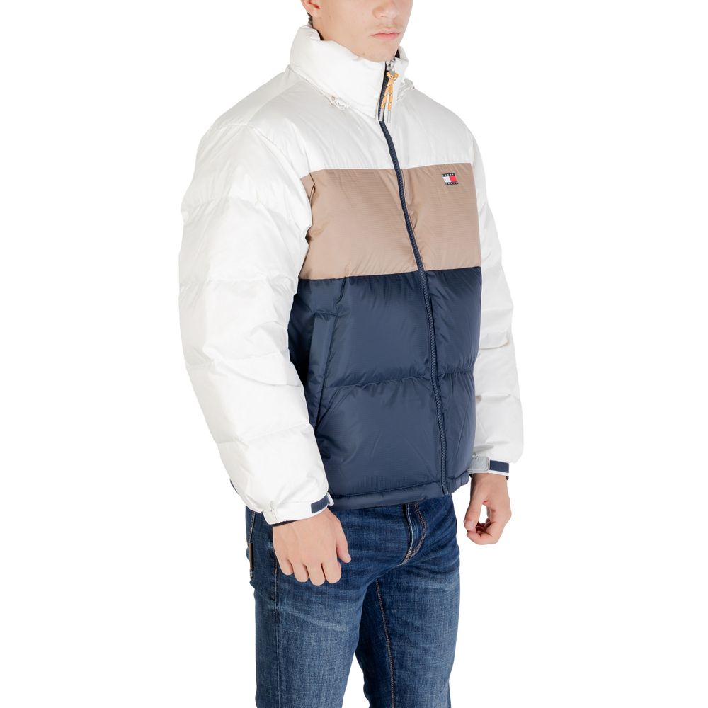 Tommy Hilfiger Ecru Recycled Polyester Bomber Jeans