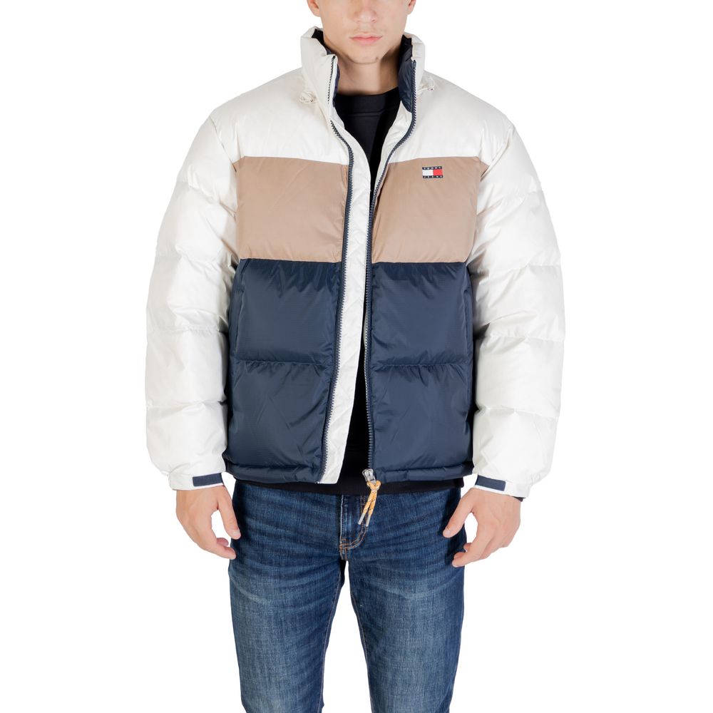 Tommy Hilfiger Ecru Recycled Polyester Bomber Jeans