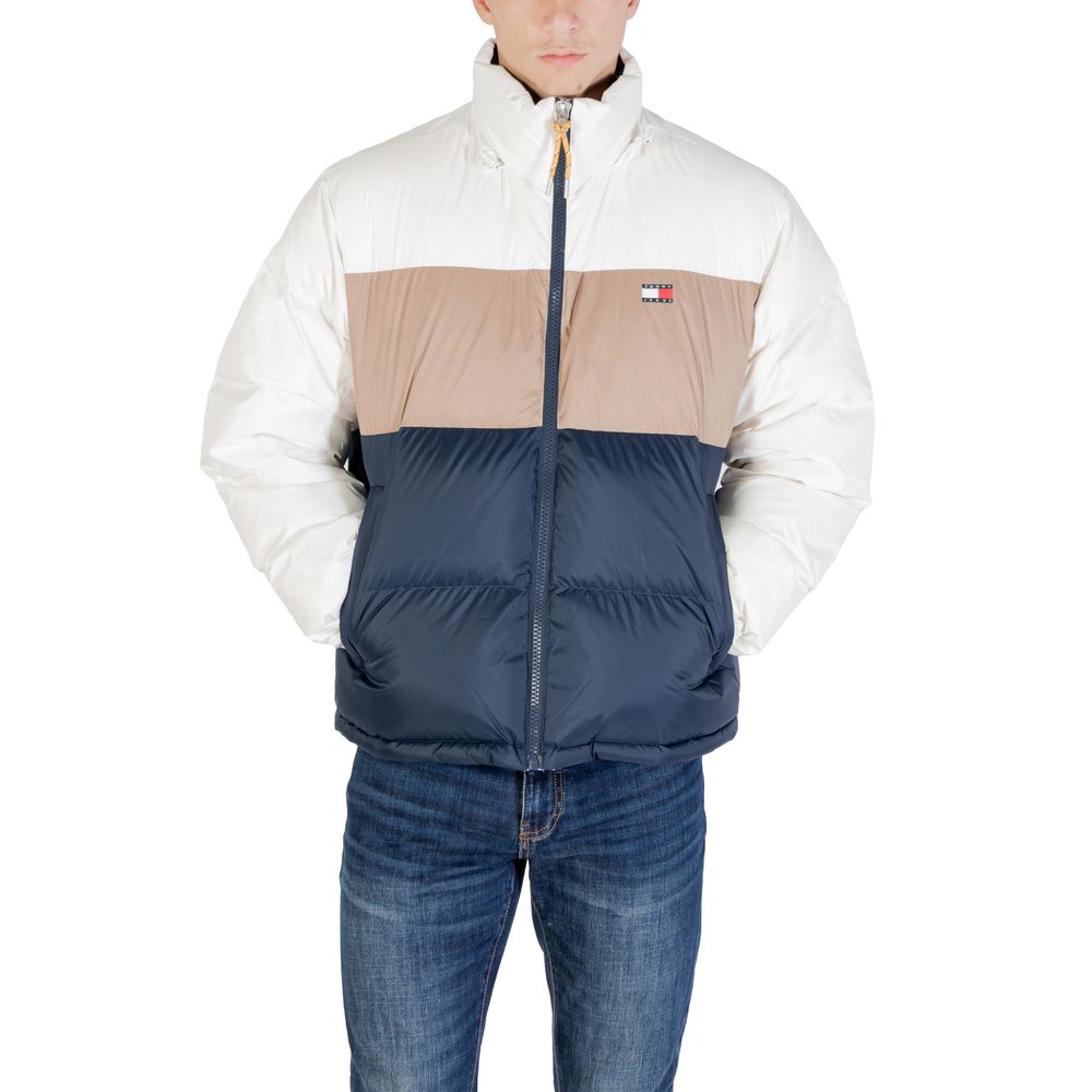 Tommy Hilfiger Ecru Recycled Polyester Bomber Jeans