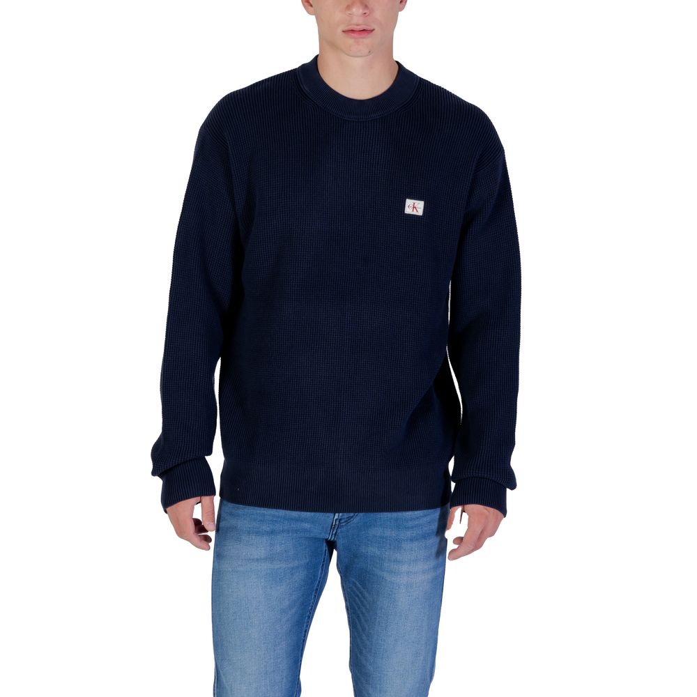 Calvin Klein Jeans Blauer Baumwoll-Sweatshirt
