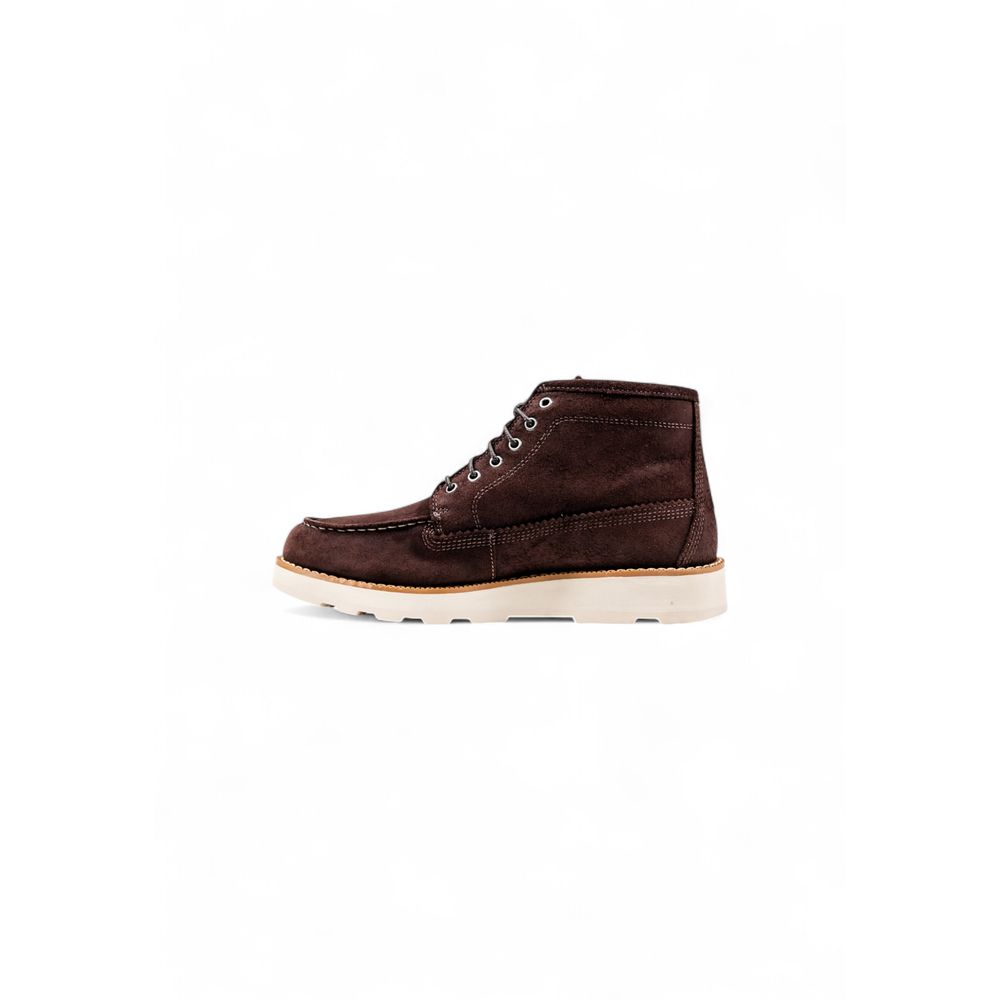Timberland Braune Leder-Schnürstiefel